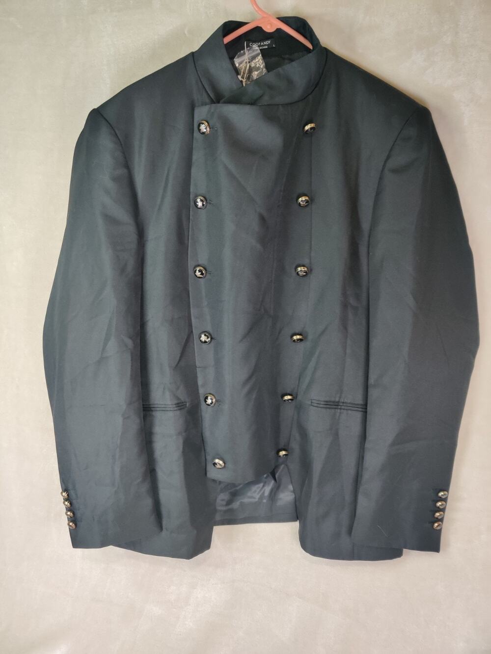 Coofandy Men's Button-Up Double Button Formal Jacket Size Large